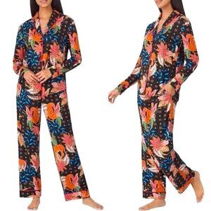 Room Service Floral and Tiger Print Pajama Set